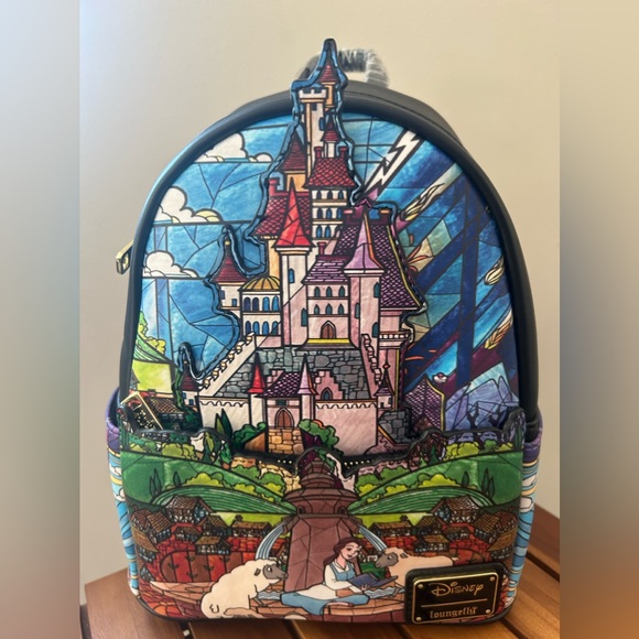 Loungefly Handbags - Belle Loungefly Backpack/ Beauty and the Beast Loungefly Backpack NEW WITH TAGS